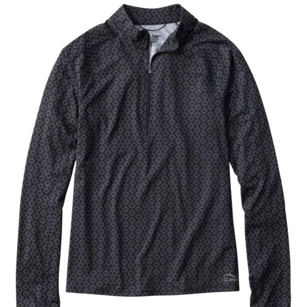 L.L.Bean Trail Access Quarter-Zip 
Women's PM Midnight Blue
Diamond NWT